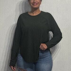 Athleta Olive Green Ultimate Craft Top Sz XL NWT